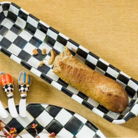 Mackenzie-Childs Enamel Baguette Dish - Picture 3 of 4